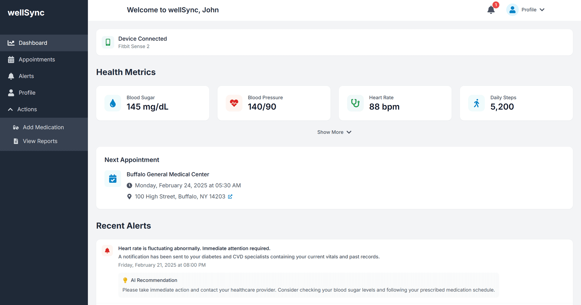 wellSync - AI Powered Health Monitoring image 2