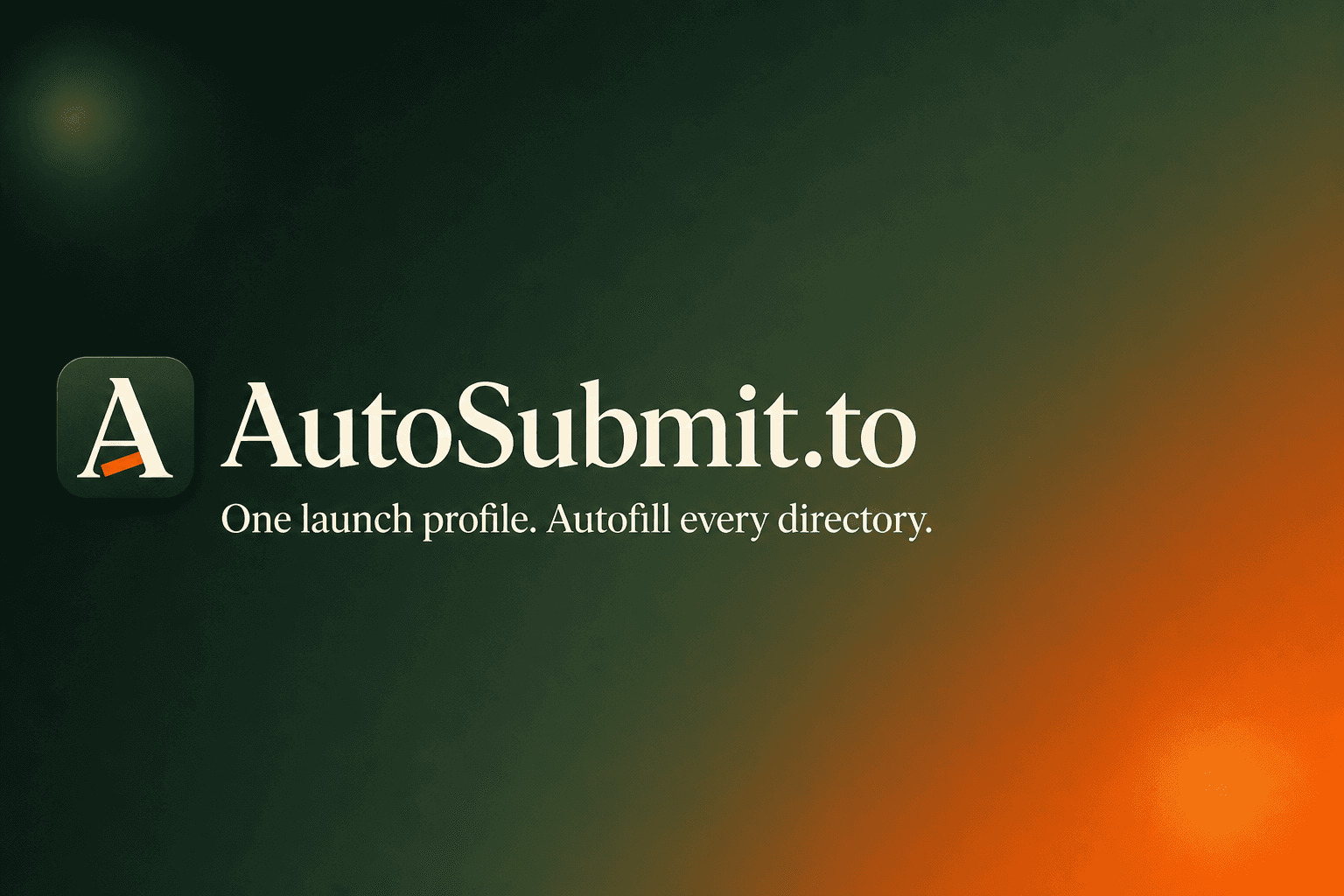 AutoSubmit.to — Directory launch profiles image 1