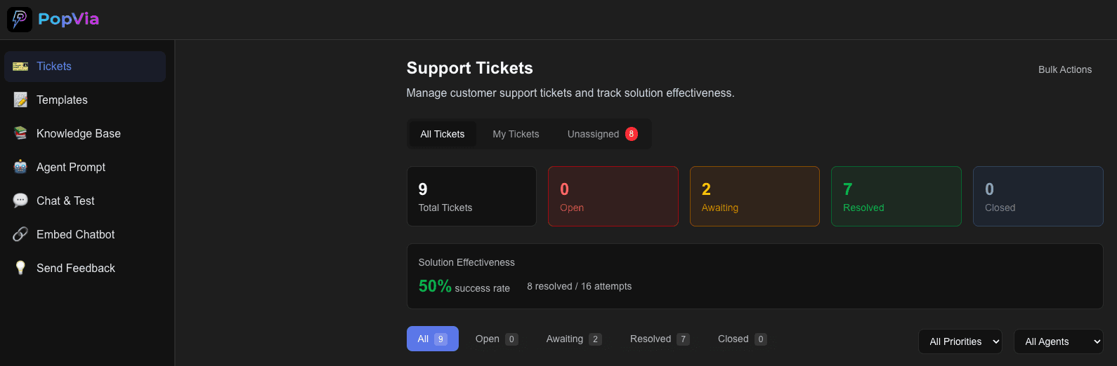 PopVia - Reduce Customer Service Load image 1