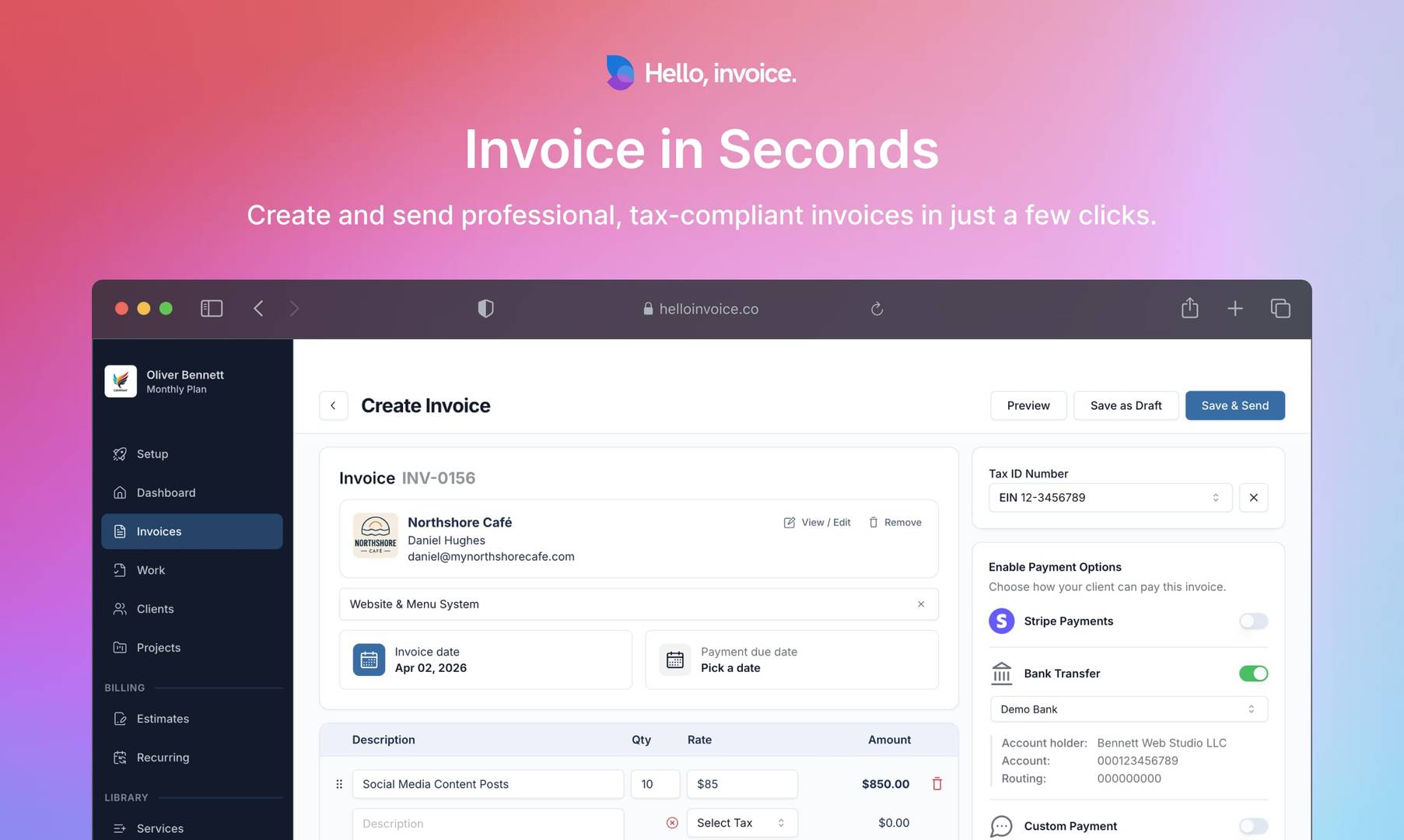 Hello Invoice image 3