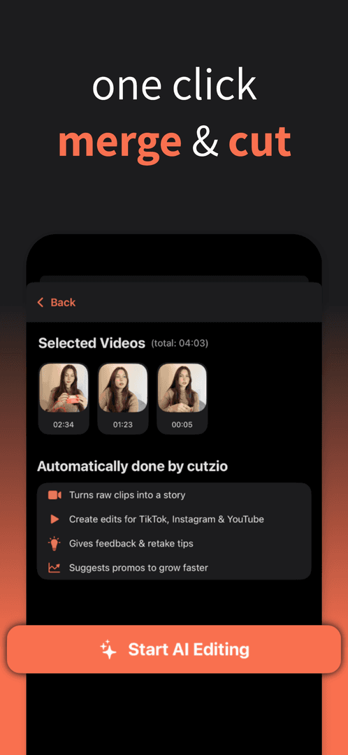 cutzio AI Viral Video Editor image 2