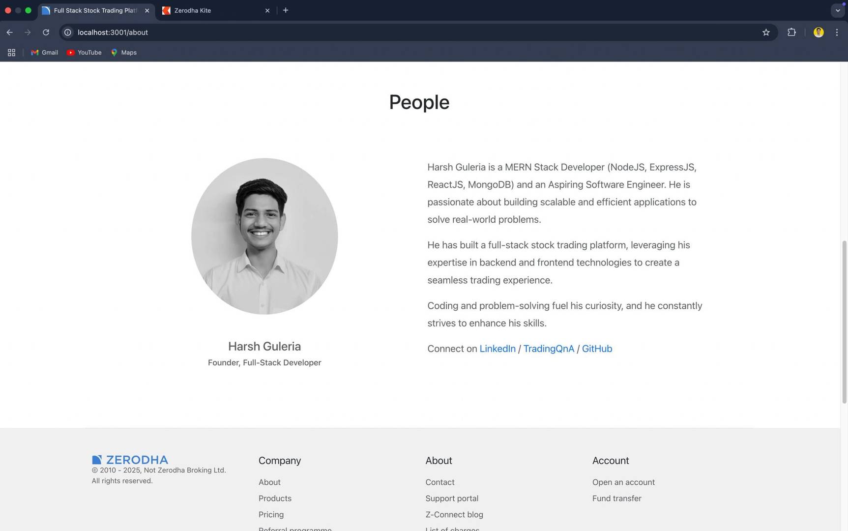 Full-Stack Stock Trading Platform image 2