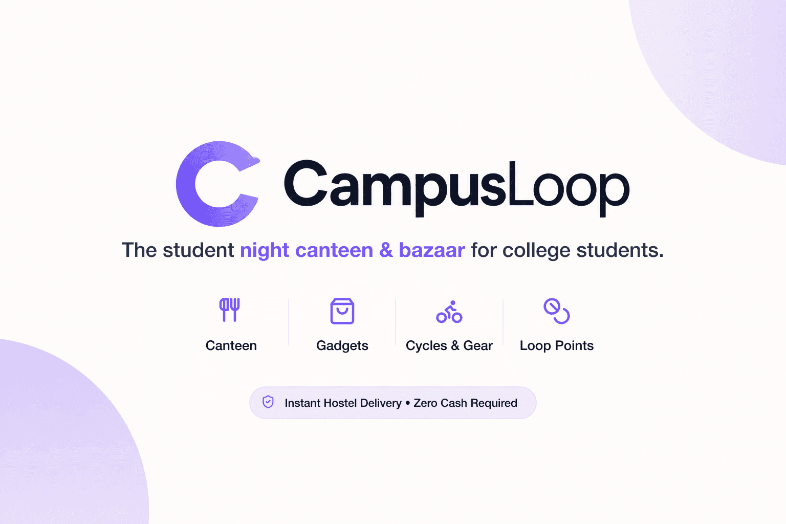 CampusLoop — Verified Campus Social Network image 1