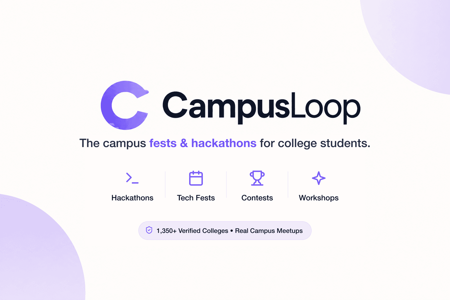 CampusLoop — Verified Campus Social Network image 2