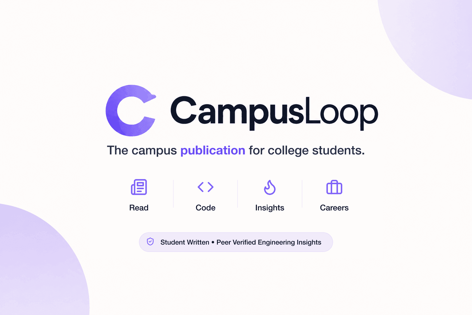 CampusLoop — Verified Campus Social Network image 3