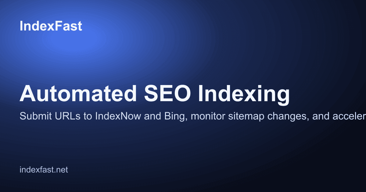IndexFast - Automated SEO & URL Submission image 2