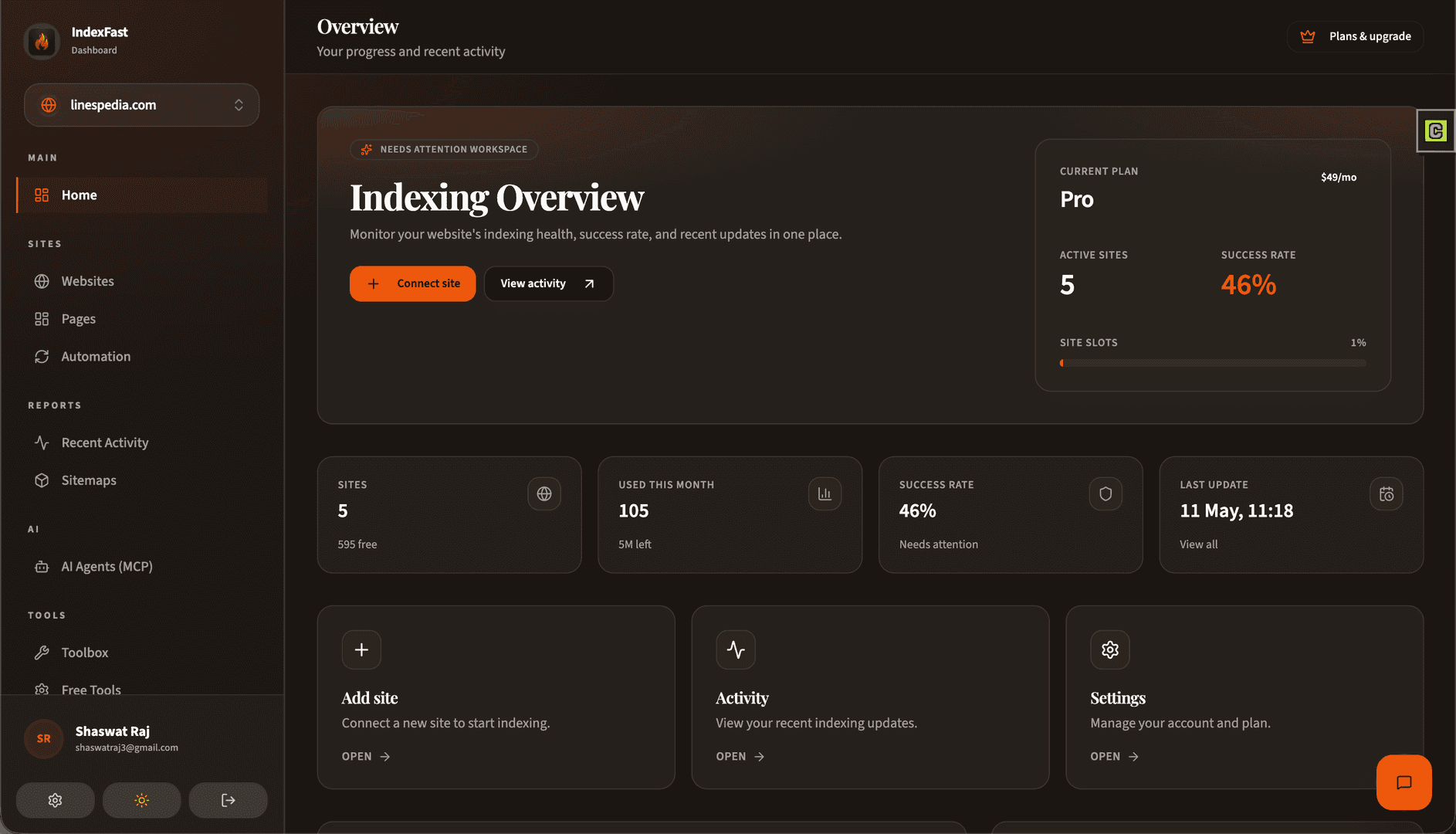 IndexFast - Index your website from AI IDE image 3