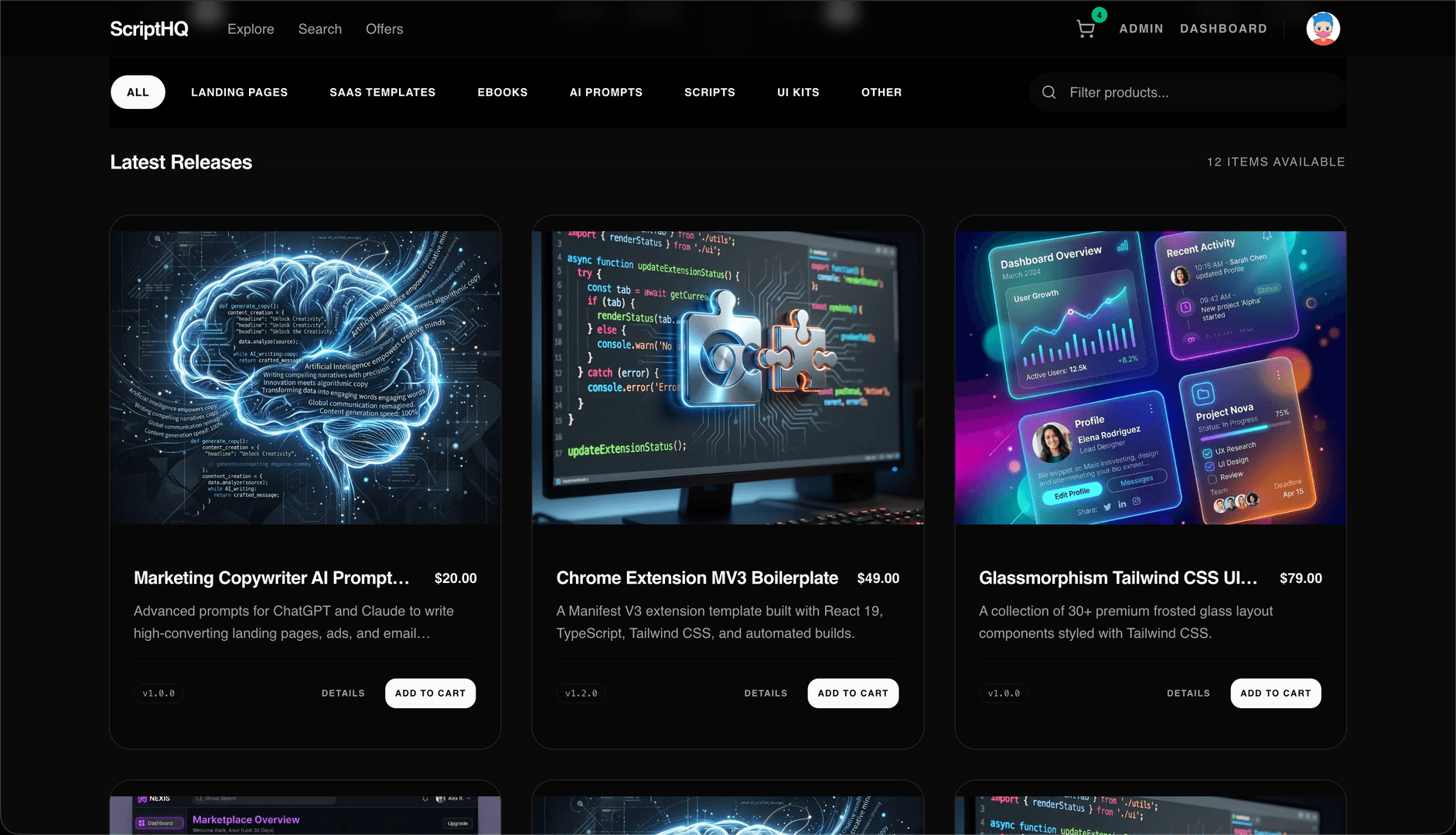 ScriptHQ - Digital Product Marketplace image 5