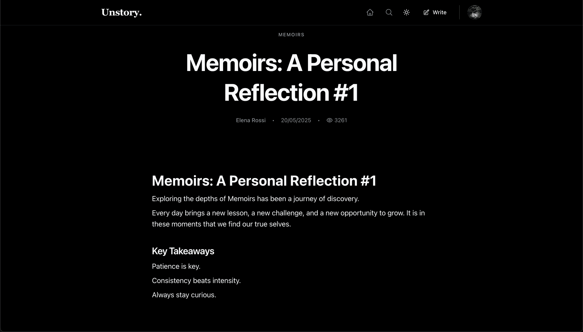 Unstory.live | Write your story. image 4