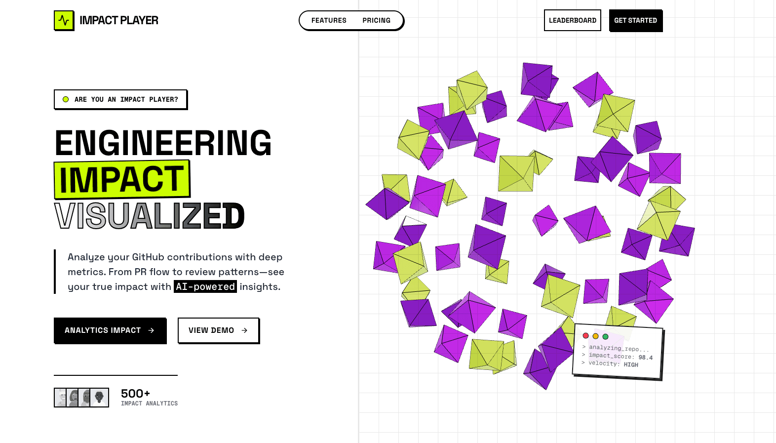 Impact Player - Engineering Impact Visualized image 4