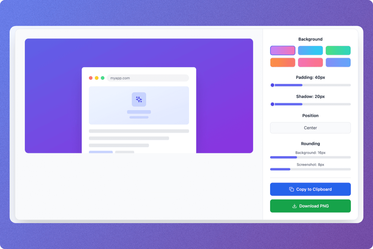 Screenshot Beautifier image 1
