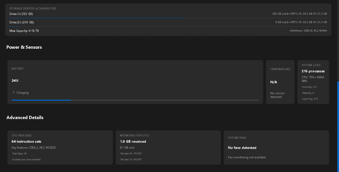 System Spec Analyzer image 3