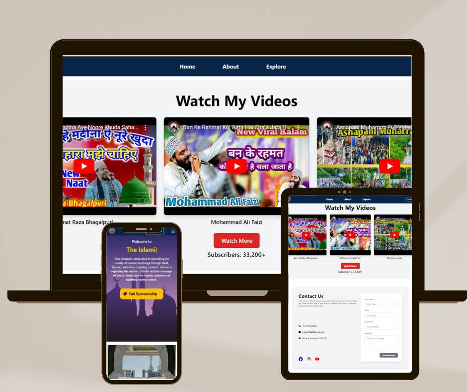 YouTube Sponsorship Website