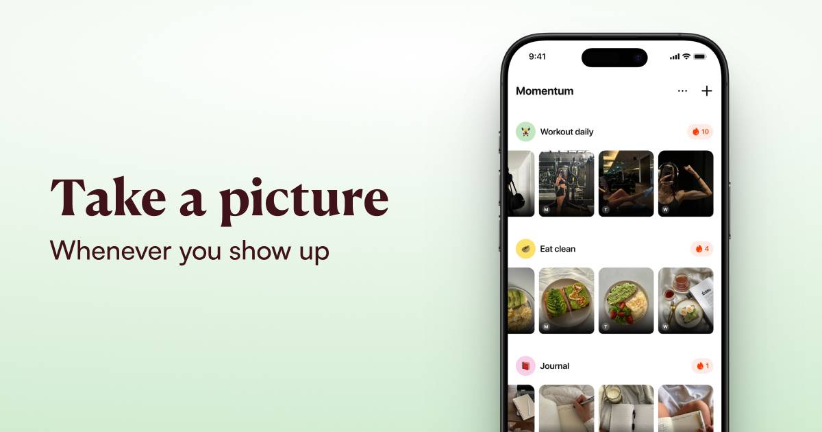 Momentum | Photo habit tracker image 3