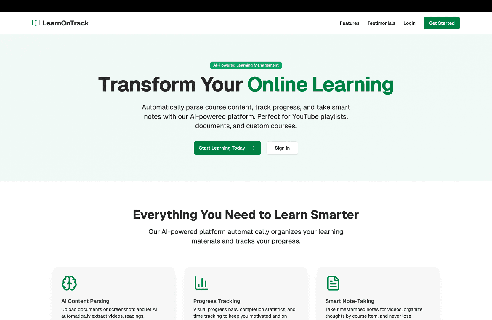 LearnOnTrack - AI-Powered Learning Management image 2