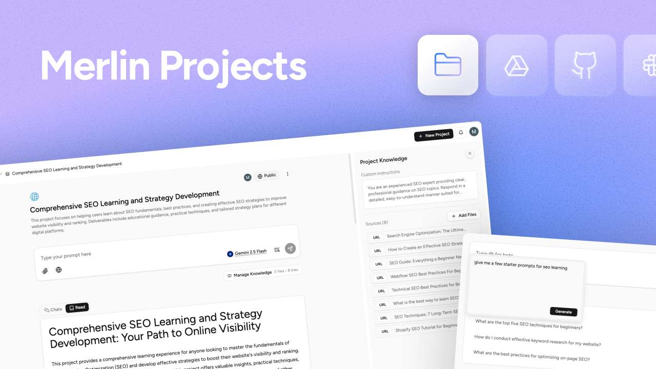 Merlin Projects - Sharing and Collaboration image 2