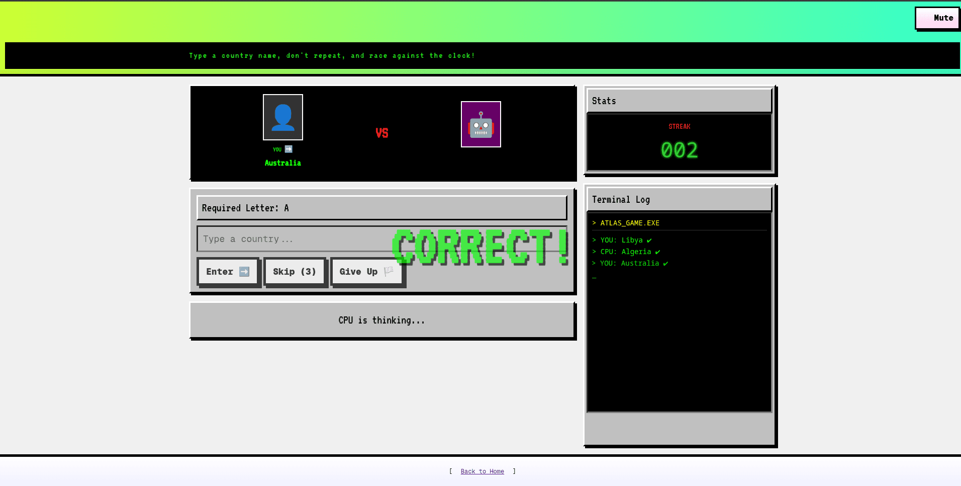 Atlas Go - Retro Geography Game image 4