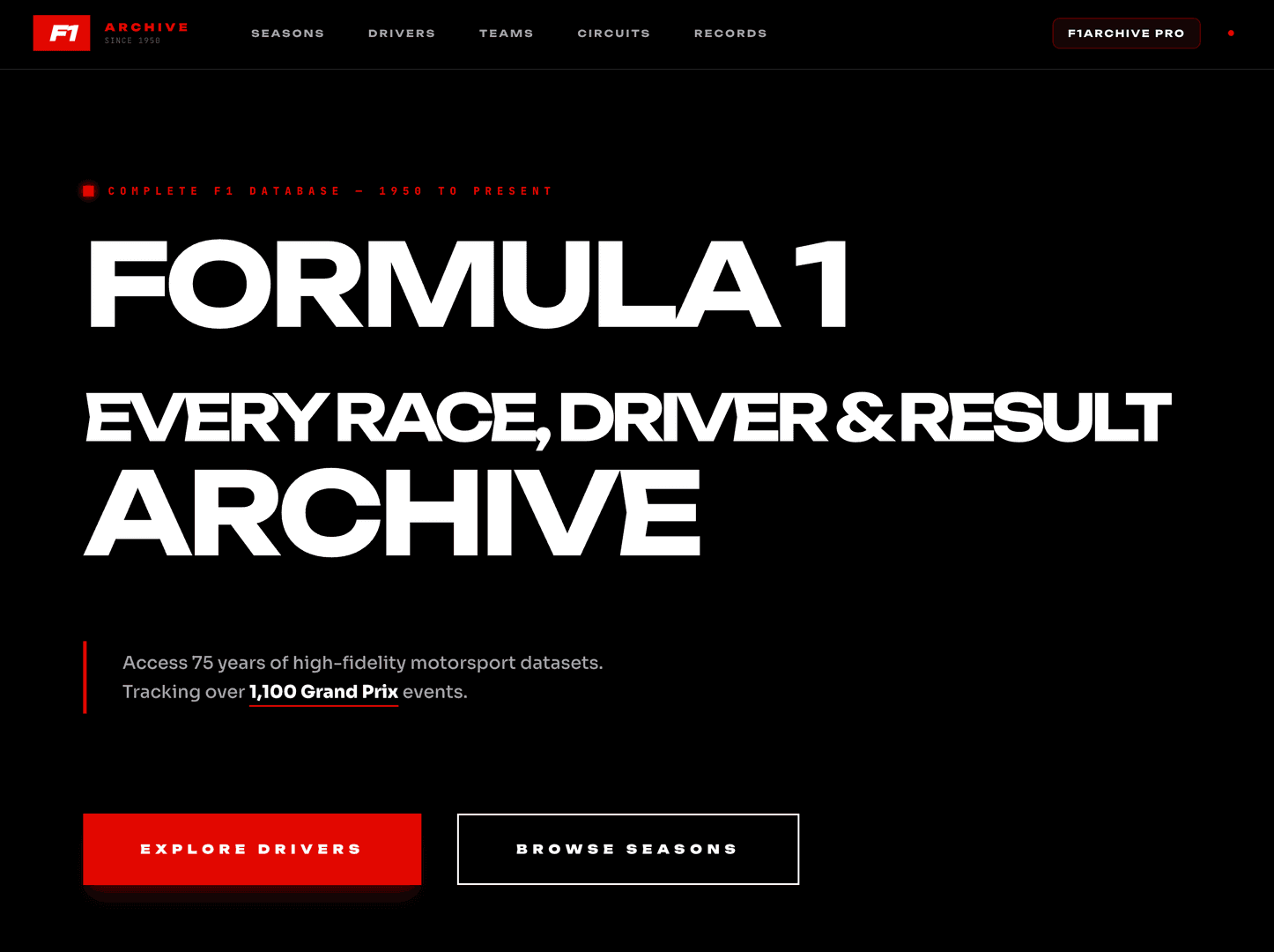 Formula 1 Archive image 1