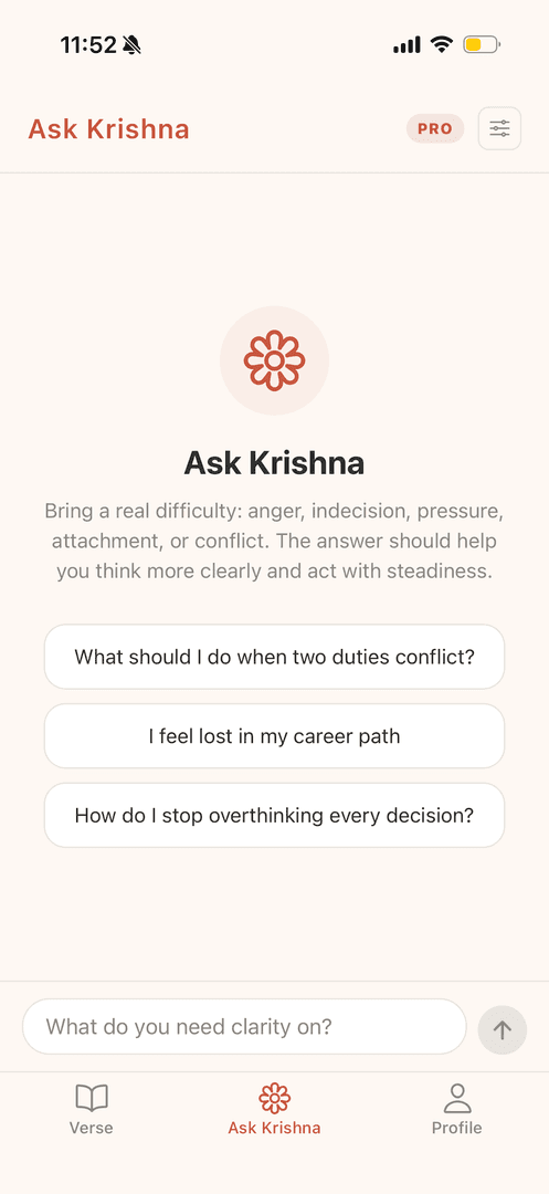 Nitya - Daily Bhagavad Gita Verses image 1