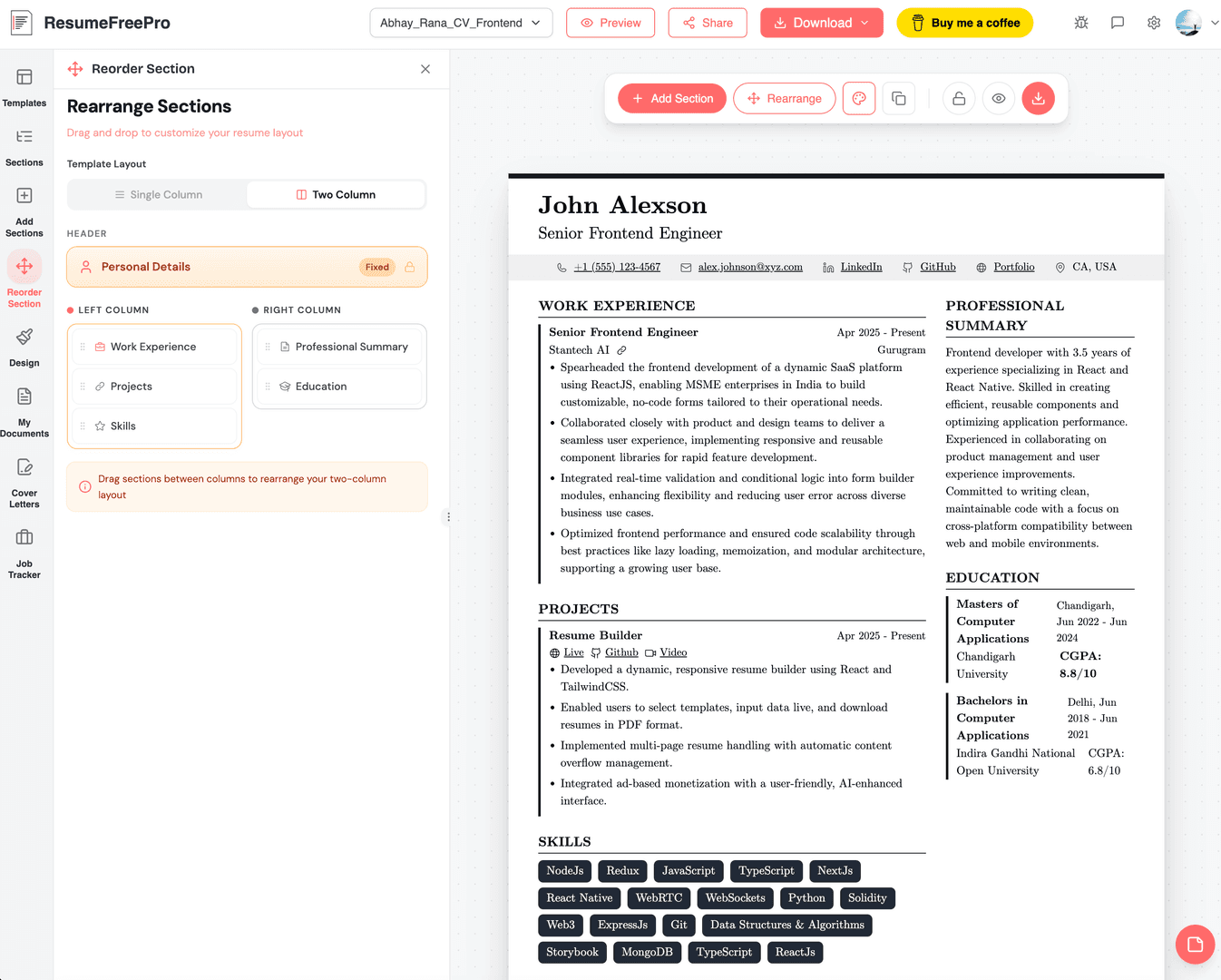 ResumeFreePro image 4