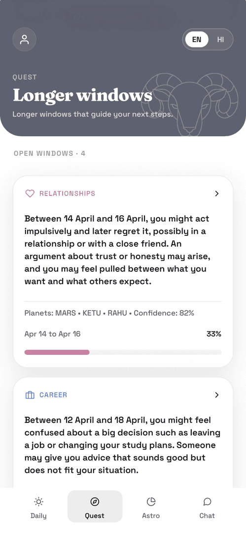AstroSync | An Honest Astrology App image 2