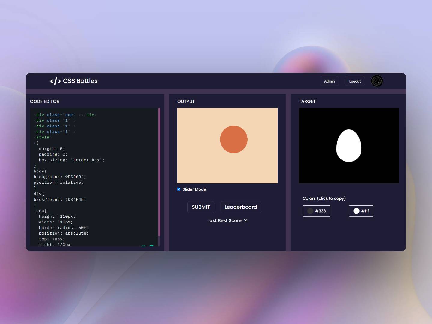 Clash of CSS