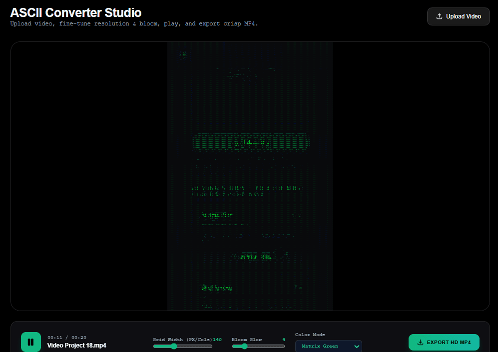 ASCII-FX // Video to ASCII image 3
