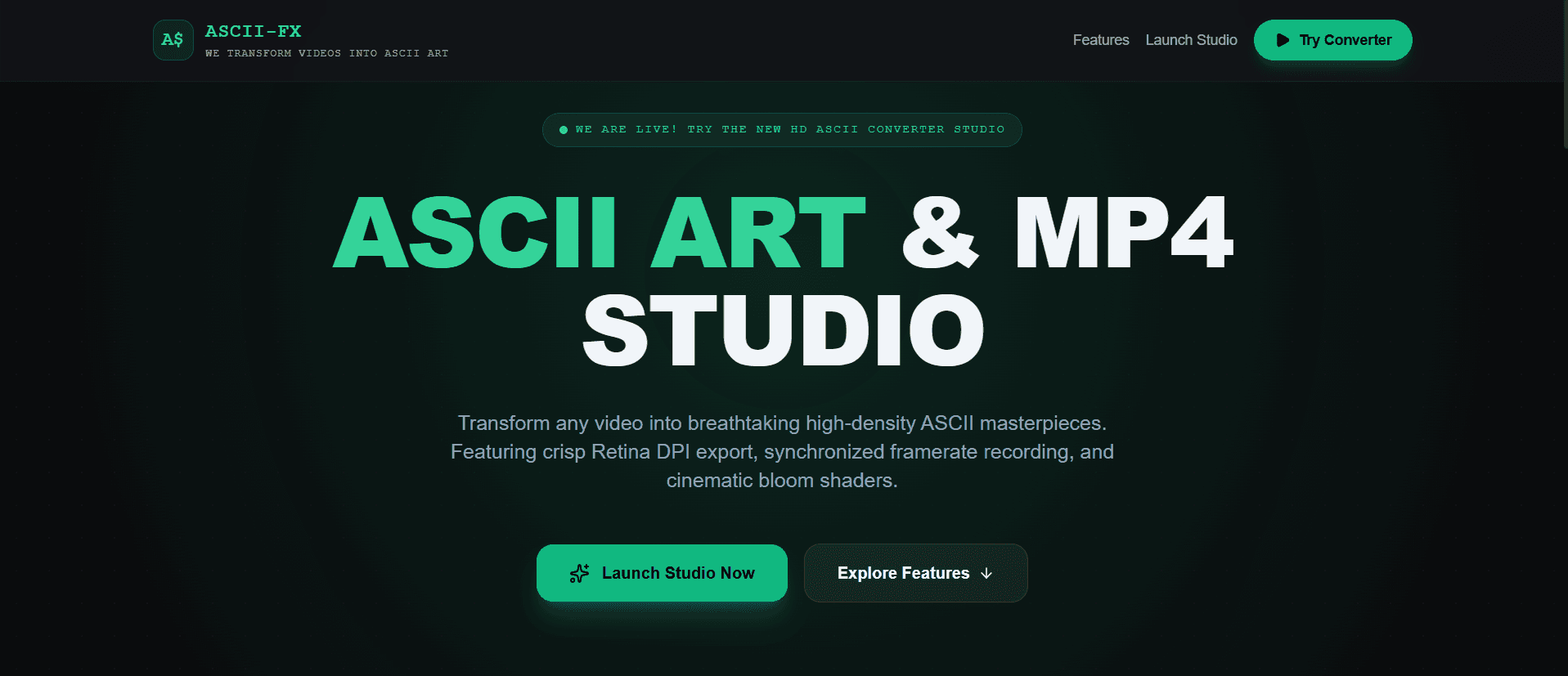 ASCII-FX // Video to ASCII image 2