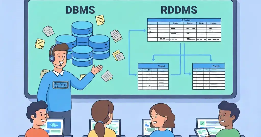 Difference Between DBMS and RDBMS