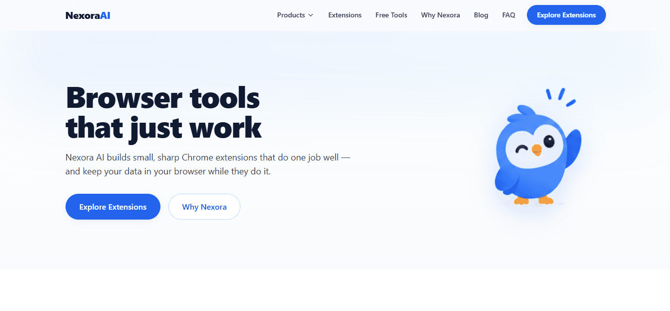 Nexora AI — Chrome Extensions & Free Tools image 1