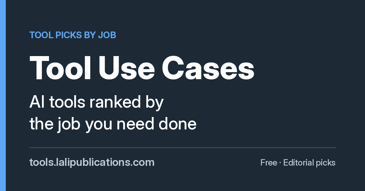 Tool Use Cases