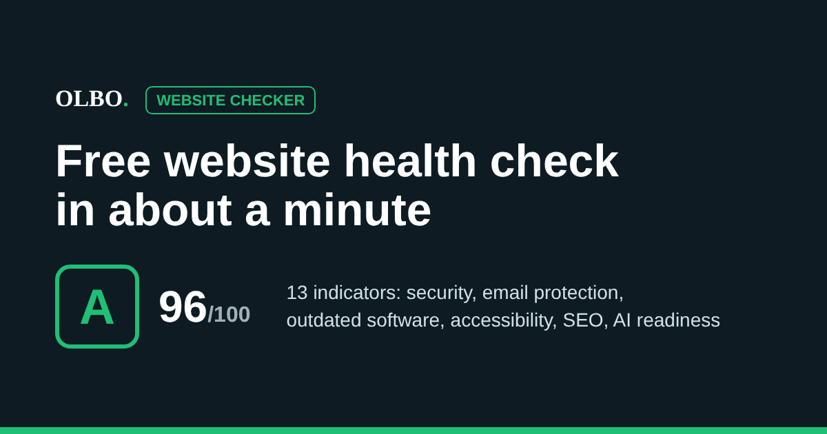 OLBO Website Checker image 1
