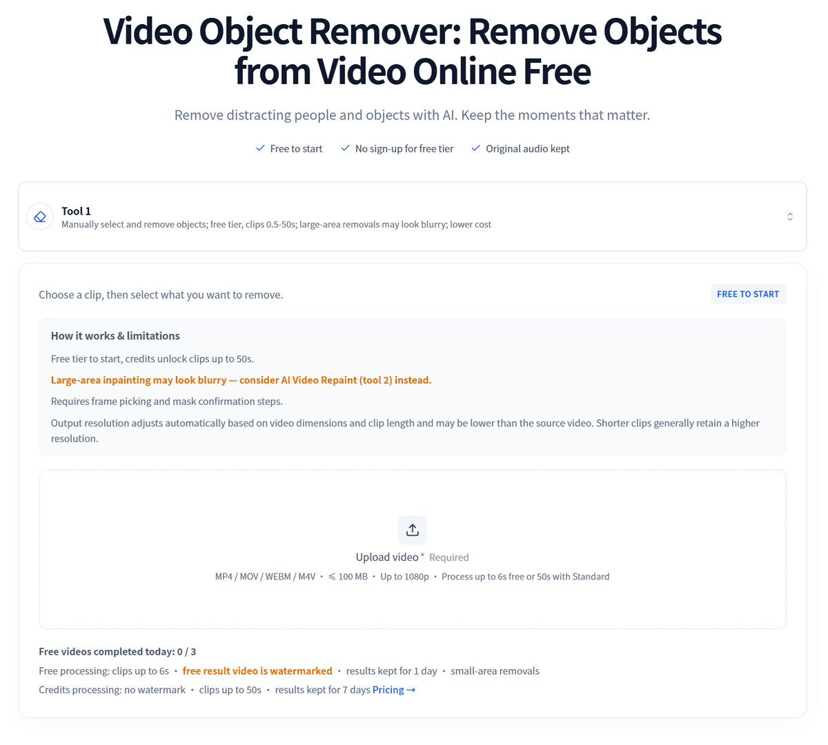 Video Object Remover image 1
