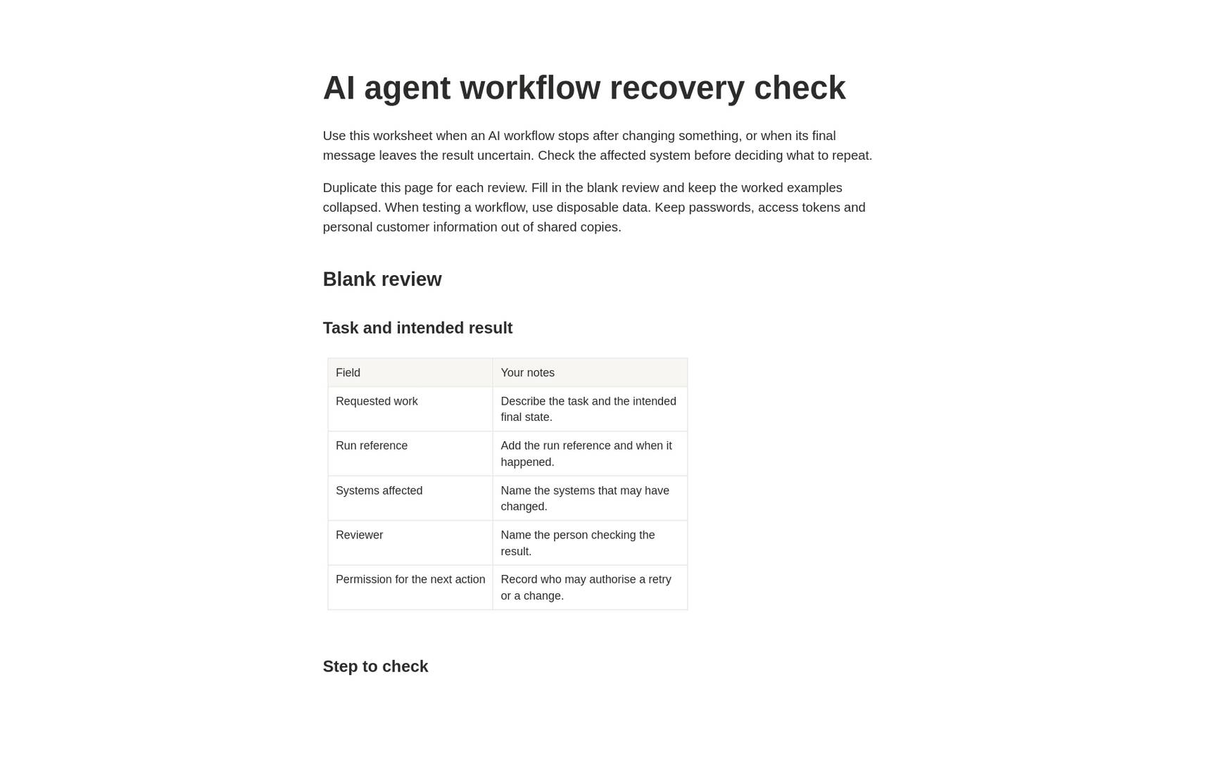 AI agent workflow recovery check image 1
