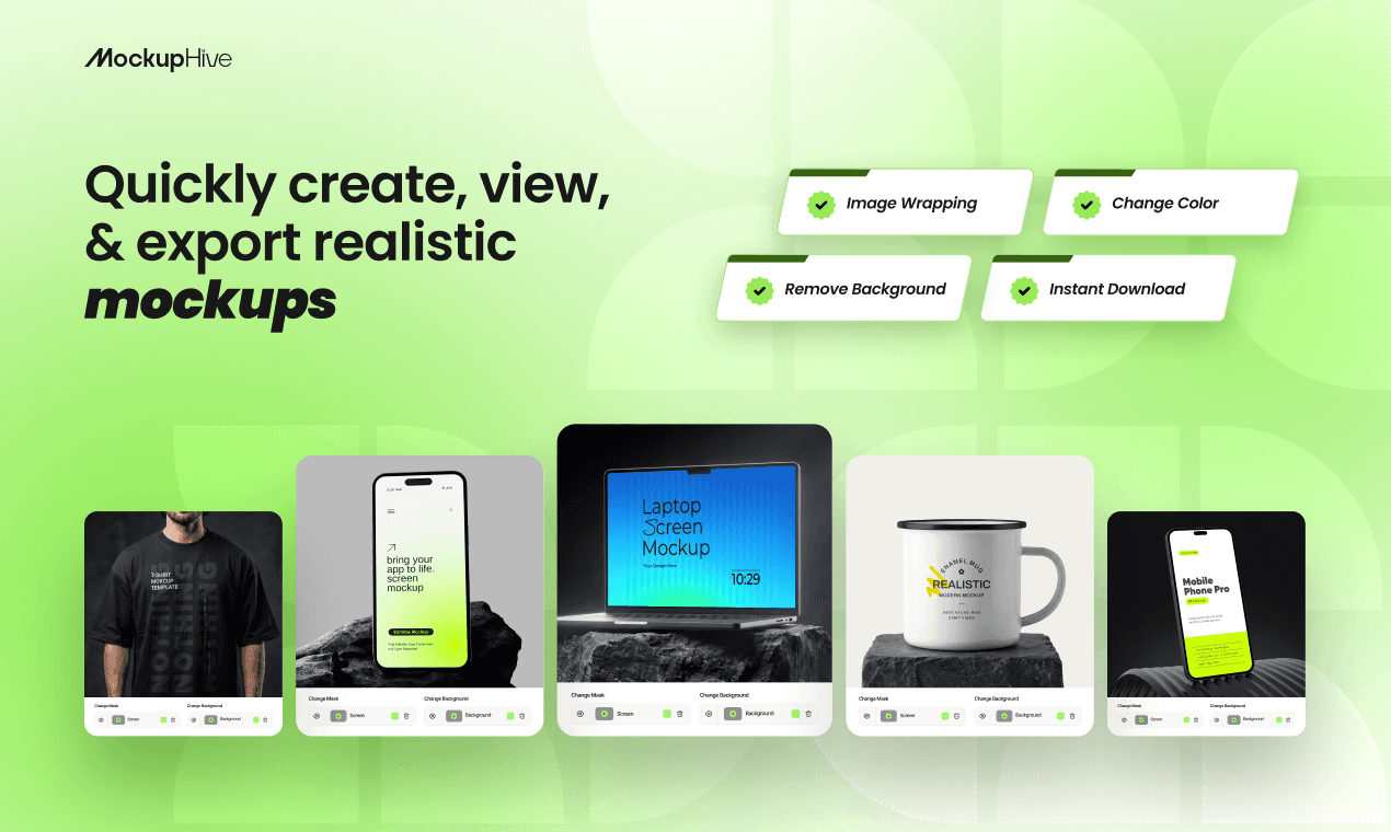MockupHive AI Mockup Generator image 3