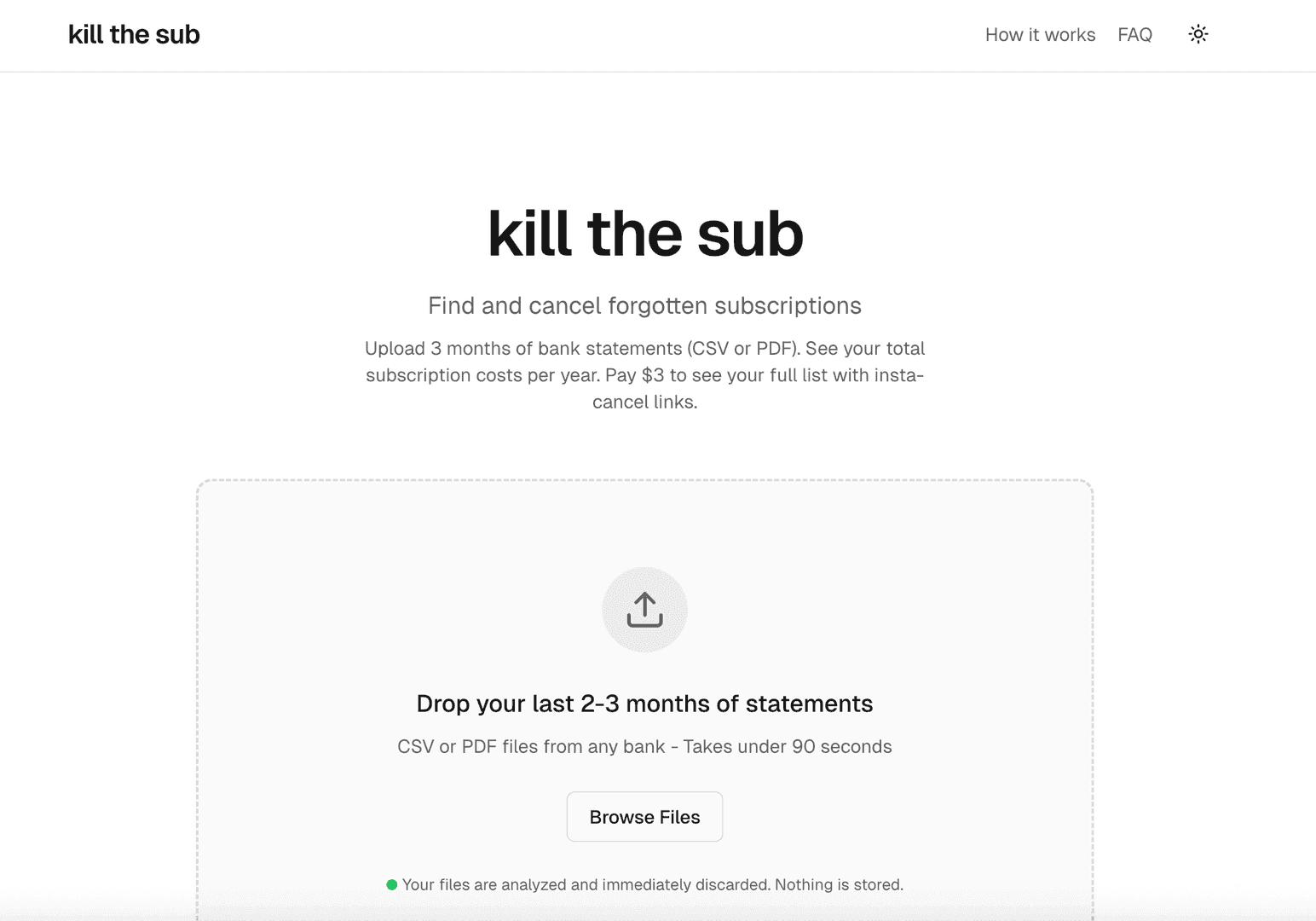 kill the sub image 1