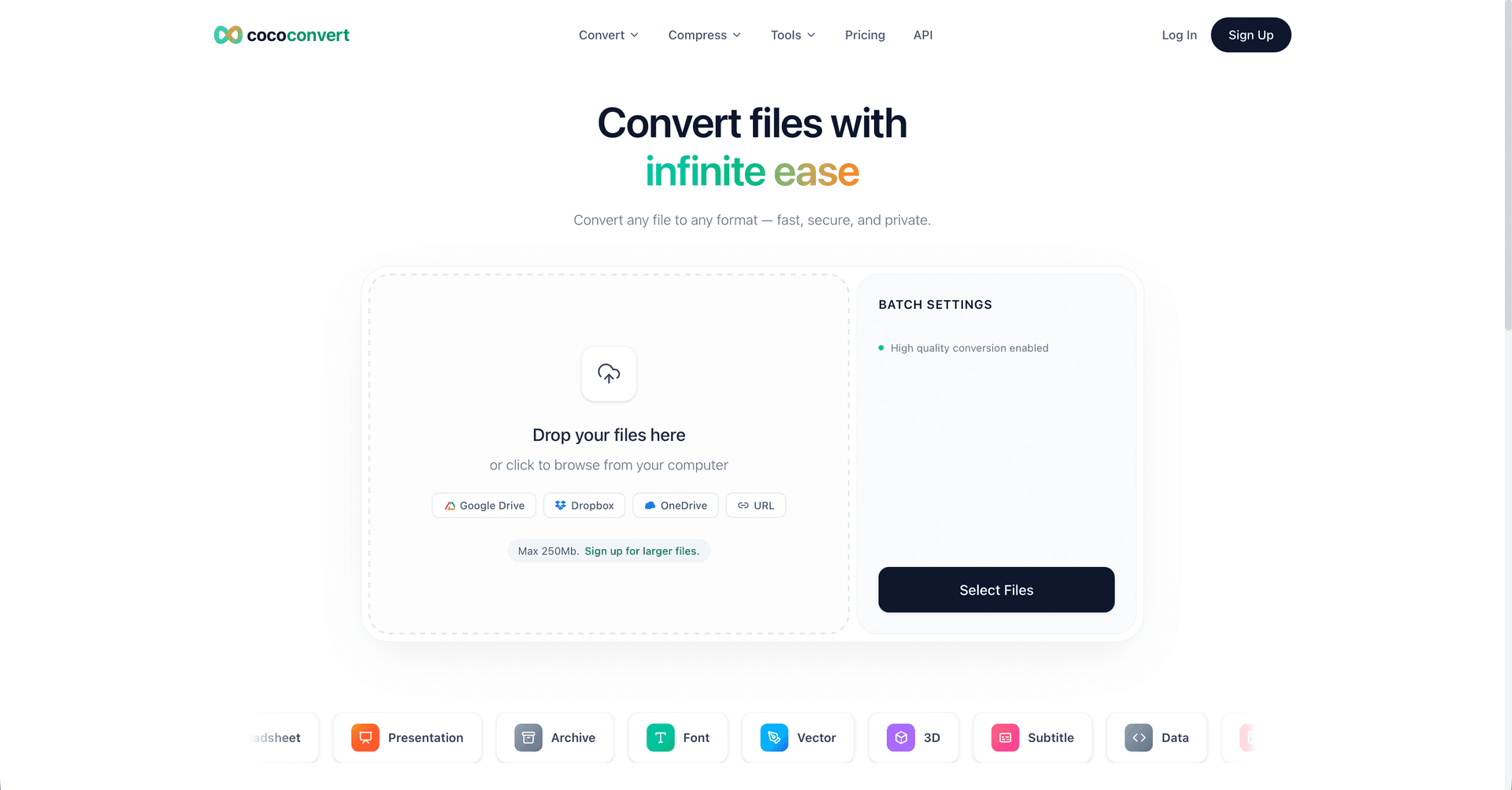 CocoConvert — Online File Converter image 1