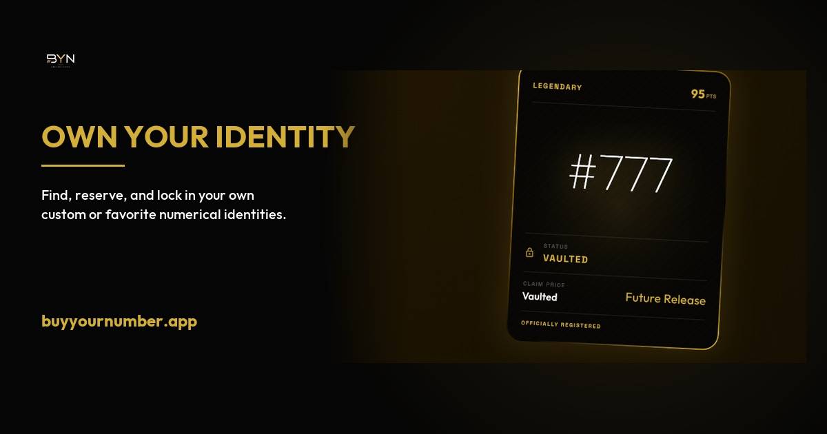 BYN — Every Number Has An Owner image 1