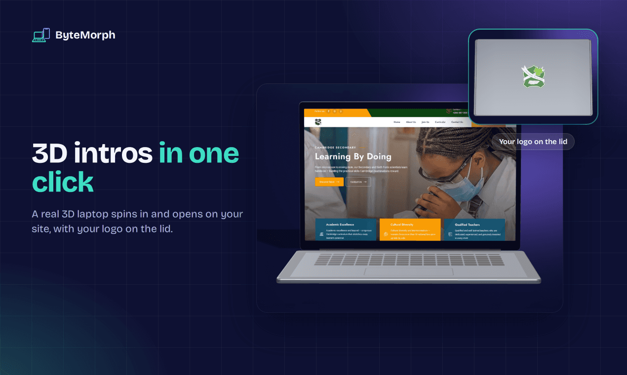 ByteMorph: turn your website into a reel image 3