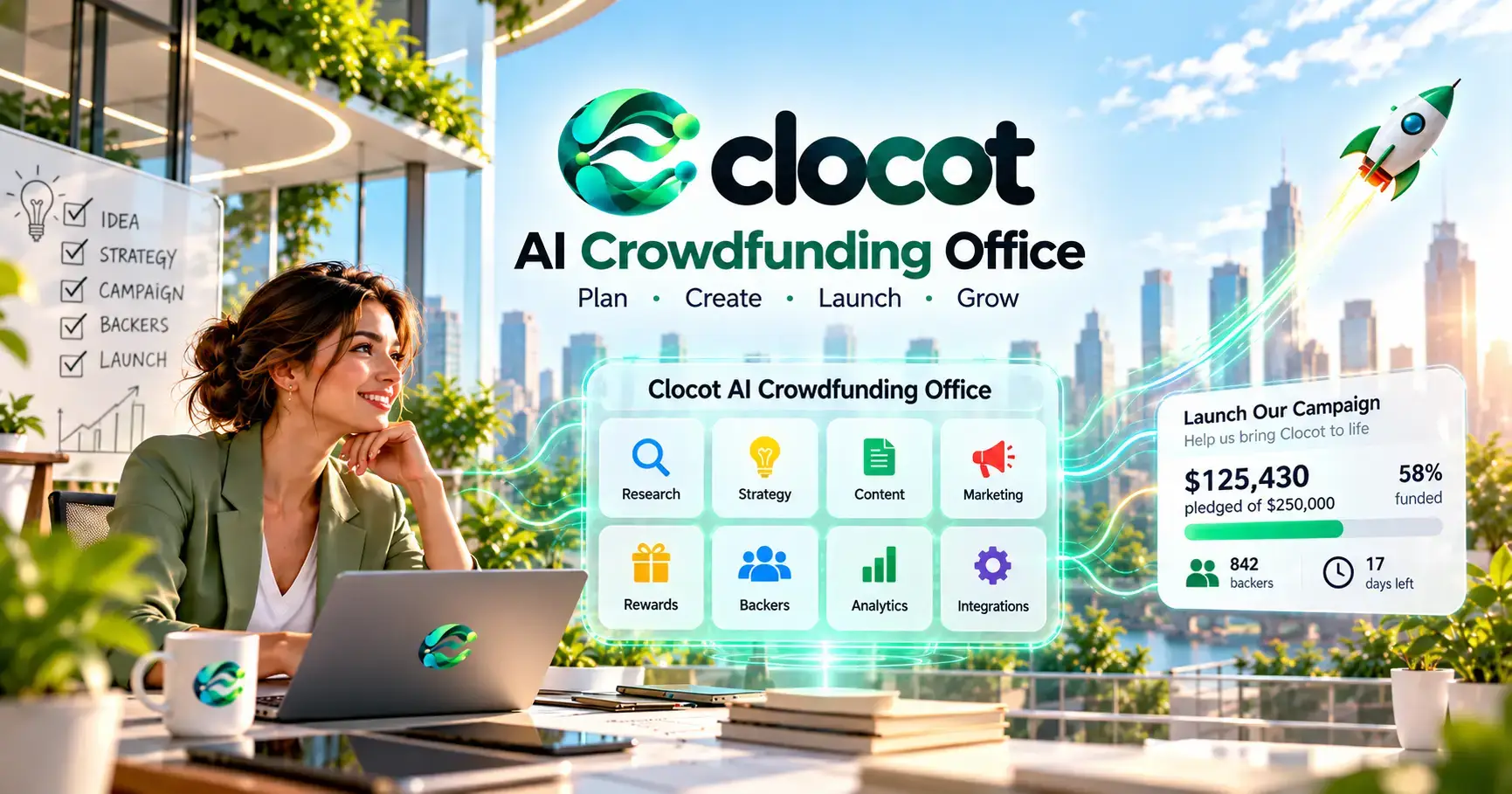 AI Crowdfunding Campaign Builder | Clocot image 2