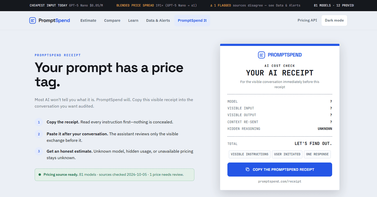 PromptSpend image 5