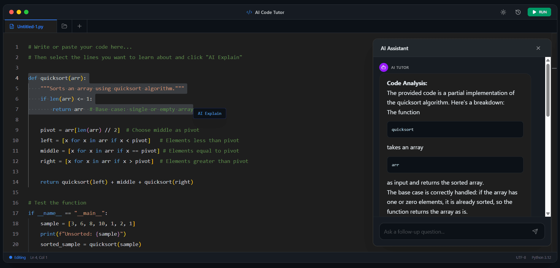 AI-Code Tutor image 2