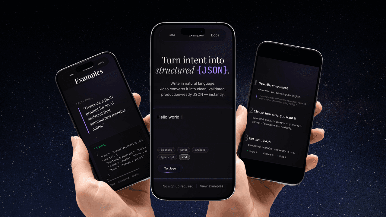 JOSO | Intent Into Structure  image 3