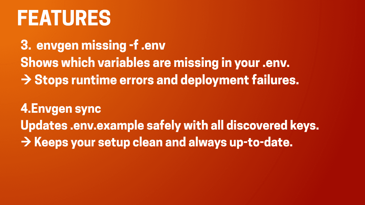 EnvGen — The Smart .env File Generator CLI image 4