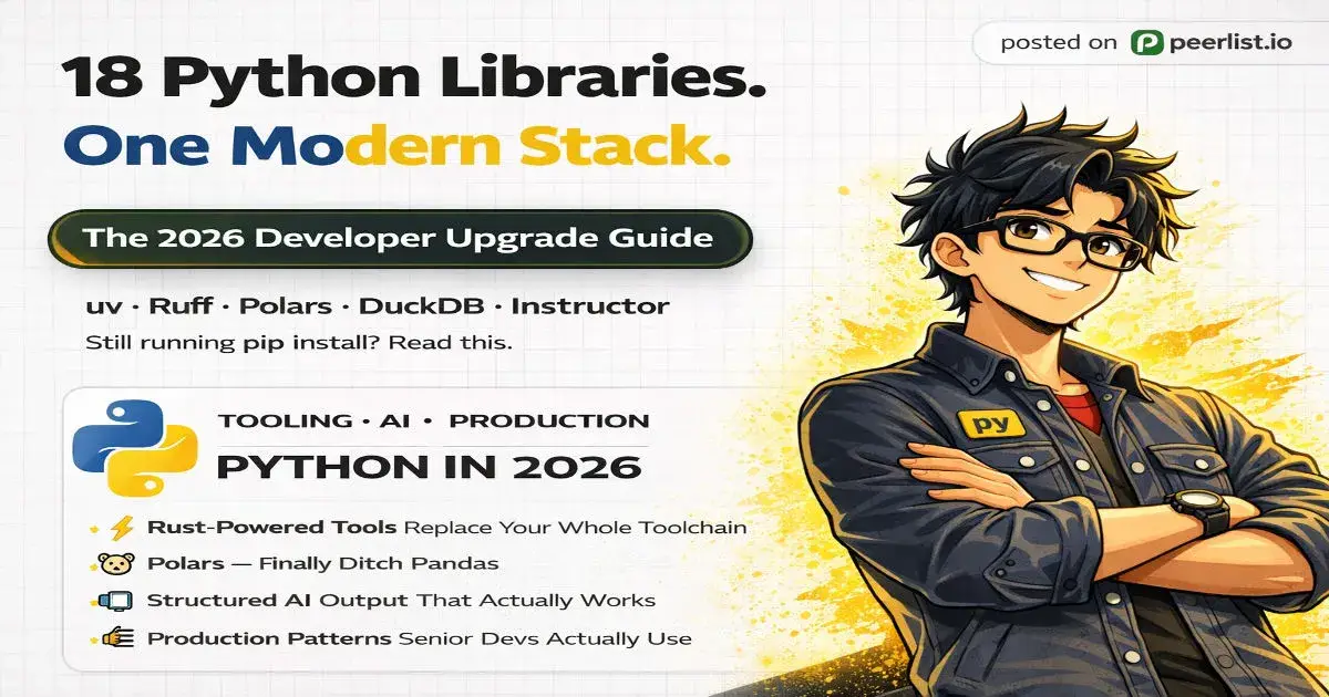 18 Python Libraries Worth Switching To in 2026 tags: python, tooling, backend, ai