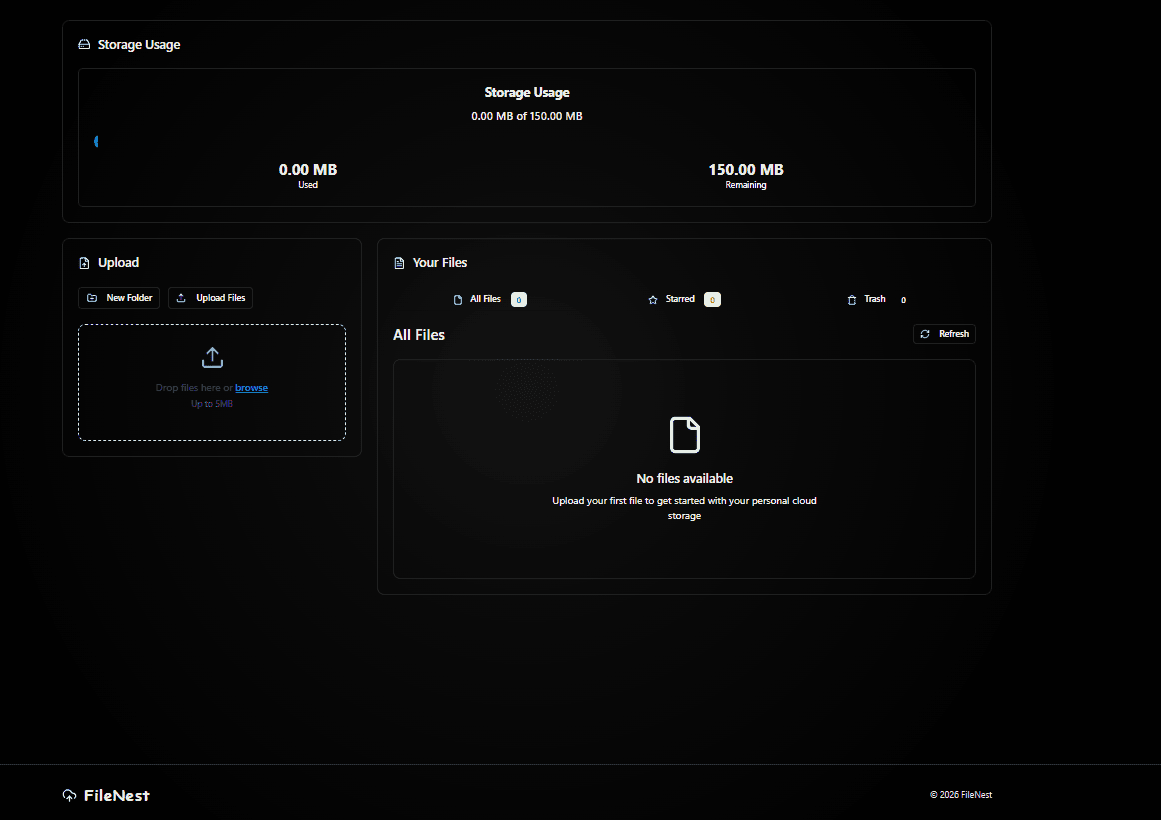 FileNest – Secure Cloud Storage Platform image 2