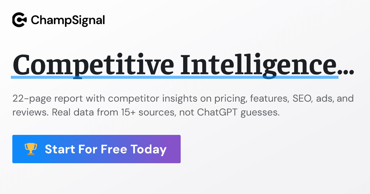 Competitive Intelligence Report image 2