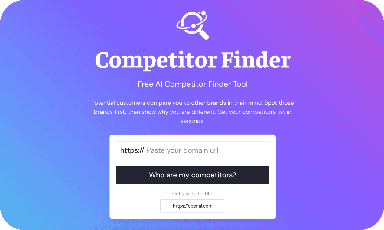 Competitor Finder image 1
