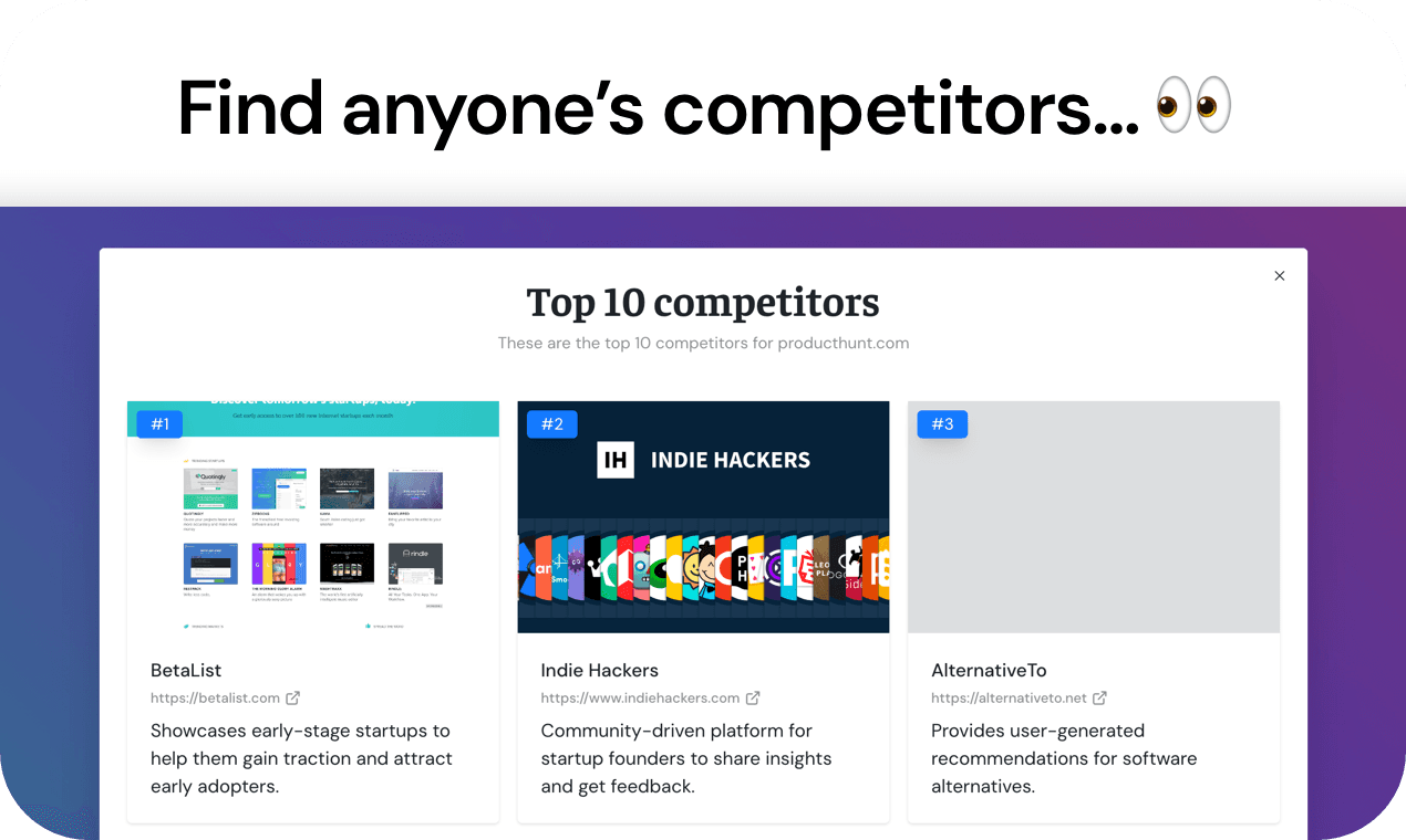 Competitor Finder image 3