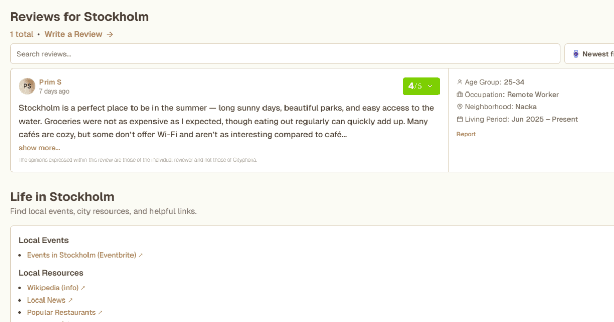 Cityphoria - Find Your Next Home City image 2